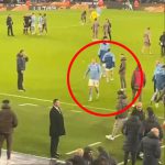Watch moment cheeky Tottenham ace sets Erling Haaland off as Man City star goes ballistic in astonishing bust-up
