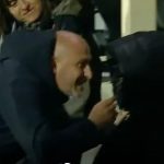 Fans stunned as Fiorentina boss ‘kisses’ female Sky Sports journalist in Conference League tie as husband breaks silence