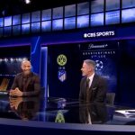 Awkward moment Micah Richards leaves Kate Abdo looking sheepish live on TV after ‘ignoring CBS chiefs’ instructions’