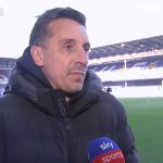 Gary Neville makes hilarious blunder live on TV after naming Everton’s Calvert-Lewin man of the match against Liverpool