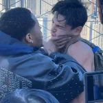 Devin Haney shoves Ryan Garcia as security forced to intervene in heated face-off on top of Empire State Building