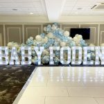 Inside Phil Foden’s lavish baby shower including balloon mountain and blue chocolate fountain as he celebrates 3rd child