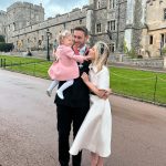 Cricket star Stuart Broad and family celebrate his CBE at Windsor Castle