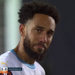Former Arsenal star Aubameyang breaks down in tears and is consoled after Marseille are KO’d from Europa League