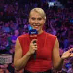 Emma Paton ‘goes too far’ in bold sleeveless outfit with leather trousers as she stuns at Premier League Darts